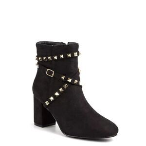 New Catherine Malandrino Royalie Bootie Black Boots Size 7